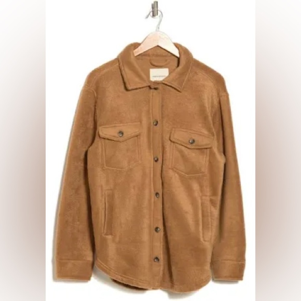 Thread & Supply Shacket in Toasted Coconut - Picture 2 of 11